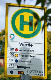 Ankommen in Mühlacker - Nahverkehr